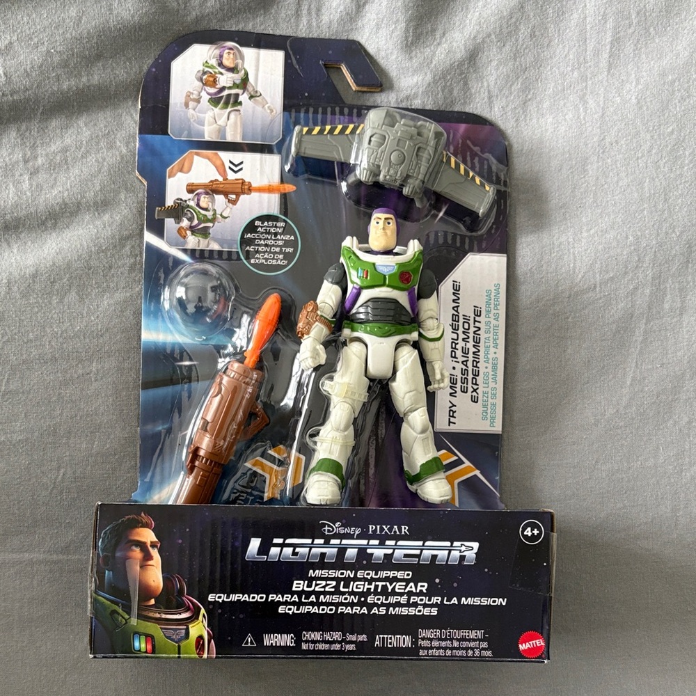 Disney Pixar Lightyear Buzz Lightyear Action Figure - White, Green, Purple